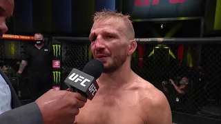 TJ Dillashaw Octagon Interview | UFC Vegas 32