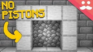 Making a Redstone Door WITH NO PISTONS...