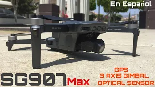 SG907 MAX, DRONE CON GPS, ESTABILIZADOR DE 3 EJES , SENSORES DE POSICION OPTICO , MUY ECONOMICO