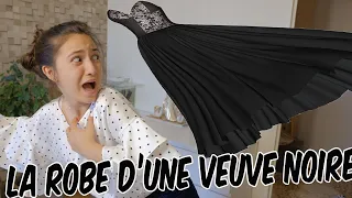 LA ROBE NOIRE D' UNE VEUVE  M'ATTAQUE!! MLLE SABINA.