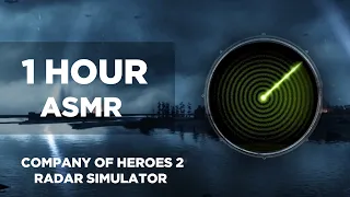 1 Hour of Company of Heroes 2 Radar Simulator | ASMR nostalgia you don't deserve