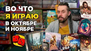 Во что я играл в октябре и ноябре? Настольные игры на канале "Два в Кубе"