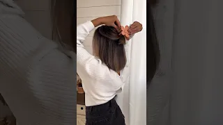 claw clip hack for short hair 🧡🍁🍂