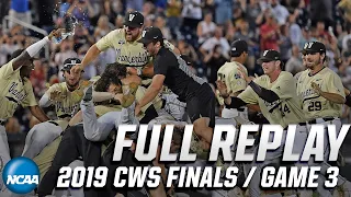 Vanderbilt vs. Michigan: 2019 CWS finals Game 3 | FULL REPLAY
