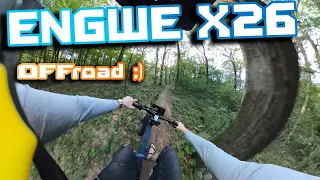 Engwe X26 Hard Offroad Test 🚵‍♂️ It shoudn't be use like this BUT can handle it 🏴‍☠️Just Ambient