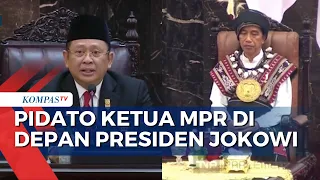 [Full] Singgung Koalisi, Pidato Sidang Tahunan Ketua MPR Bamsoet di Depan Presiden Jokowi