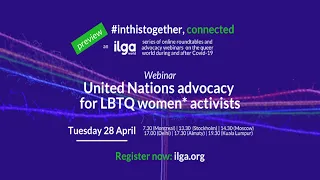 webinar: United Nations advocacy for LBTQ women* activists