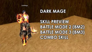 CABAL ONLINE -  DARK MAGE - SKILL PREVIEW - BM2 - BM3 -