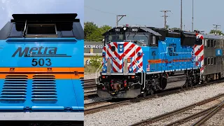 Metra's NEW SD70MACH Inside Look + Runbys!