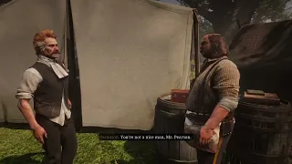 Reverend Swanson Stealing From The Gang Money Box|Hidden Camp Conversation|Red Dead Redemption 2