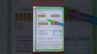 Числа 41-90. Задача на знаходження невідомого доданка 1 клас (зошит)