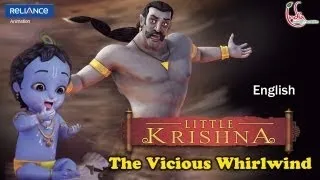 Little Krishna | The Vicious Whirlwind | Episode 12