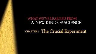 What We've Learned from NKS Chapter 2: The Crucial Experiment