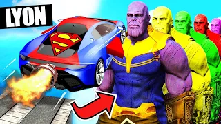 SALTO ATTRAVERSO I LUCKY THANOS SU GTA5!!