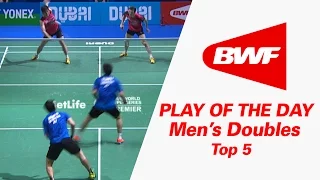 Men’s Doubles - Top 5 | Badminton | Play Of The Day