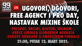 99 jardi #31 | Ugovori - Preskot, Brejdi | Free agency | Pro Day | Mixina škola američkog fudbala #2