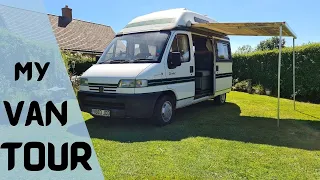 Peugeot Symbol Auto Sleeper Camper Van Tour | Summer Fun