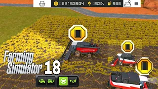 fs 18 farming simulator How To harvest canola for type harvest | fs 18 gameplay| timelapse| #fs18