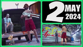 The Gun Van location & Street Dealers today May 2 2024 in GTA 5 (no RAILGUN this week)