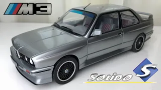 1:18 BMW E30 M3 (Silver) - Solido [Unboxing]
