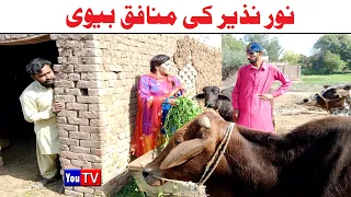 Wada Number Daar Noori Noor Nazer Ki Munafiq Bivi Kirli New Funny Punjabi Comedy Video | You Tv HD