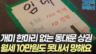 앞으로 망하는 상가의 공통적인 특징, 동대문 월세 10만원도 못내서 망하는 이유