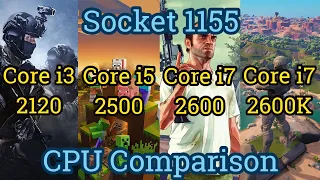 Core i3 2120 vs i5 2500 vs i7 2600 vs i7 2600K = Socket 1155 CPUs Comparison [Part 1]