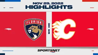 NHL Highlights | Panthers vs. Flames - November 29, 2022