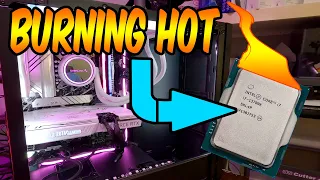 COOLING DOWN the NEW Intel i7 13700K CPU ~ Whats the MINIMUM Cooler size that works? |Gears and Tech