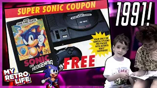 Getting Sonic The Hedgehog RETAIL in 1991 | The Super Sonic Coupon - My Retro Life
