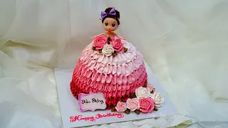 Decorate Easy Nice Barbie Doll Cake | Dễ dàng Trang Trí Bánh Búp Bê Trang Trí Hoa Nhẹ Nhàng Xinh Xắn