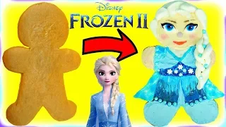 Disney Frozen 2 Elsa Gingerbread Man Cookie Decoration DIY