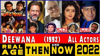 Deewana (1992) Movie Actors Then and Now 2022. Real AGE of All Stars Cast in 2022⭐ Surprise!