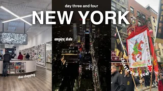 The best of New York?! ellens stardust diner, empire state, china town+ shoe shops NEW YORK VLOG