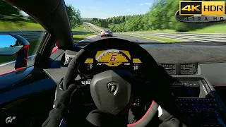 GRAN TURISMO 7 (PS5)- LAMBORGHINI AVENTADOR SV on Nürburgring Nordschleife | 4K 60FPS HDR Gameplay