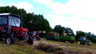 POLSKIE SIANOKOSY W LUBELSKIM/2xURSUS/JOHN DEERE/2x ZETOR