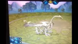 Skeletal dragon in the game spore. дракон скелет в спор.
