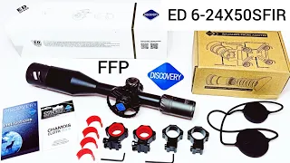 ❌ปิดการขาย❌ กล้องติดปืนยาว DISCOVERY ED 6-24X50 SFIR เส้นเล็งขยายตามซูม FFP