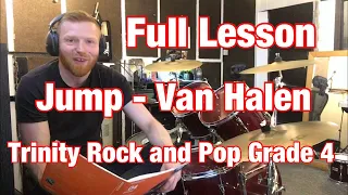 FULL LESSON: Jump, Van Halen - Trinity Rock and Pop Drums Grade 4