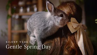 The Art of Slow Living 🌸 | Baking & Spring Decor & Nature | Slow Living Silent Vlog