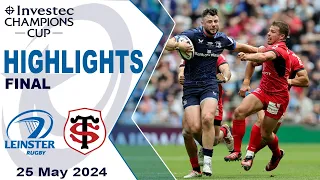 Leinster Rugby v Stade Toulousain Highlights | Finals | Investec Champions Cup 2023/24