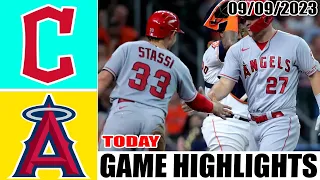 Los Angeles Angels vs Cleveland Guardians GAME HIGHLIGHTS  [TODAY] September 09, 2023