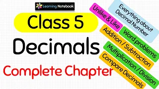 Class 5 Maths Chapter Decimal Numbers (Complete Chapter)