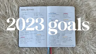 My 2023 Yearly Goals | Goal Setting & Motivation | Plan With Me | Aja Dang