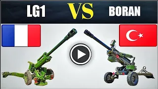 Nexter LG1 Mk III VS BORAN Light Towed Howitzer | 105 mm Army Artillery