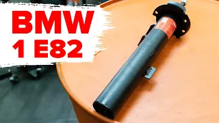 How to change a front shock strut on BMW 1 Series E82 [TUTORIAL AUTODOC]