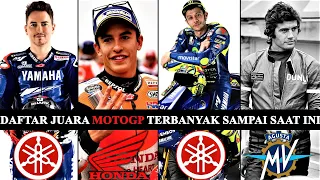 DAFTAR JUARA DUNIA MOTOGP TERBANYAK SEPANJANG MASA