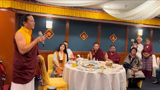 H H The 43rd Sakya Trizin Rinpoche Family and NY Tsechen Staff Gala Dinner July 7, 2022￼