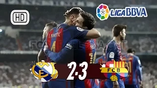 Real Madrid vs Barcelona 2-3 - All Goals & Extended Highlights - La Liga 23/04/2017 HD