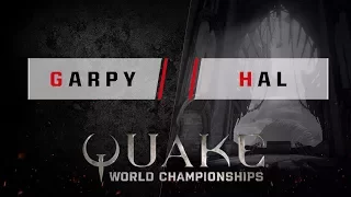 Quake - garpy vs. hal [1v1] - Quake World Championships - Ro32 EU Qualifier #2